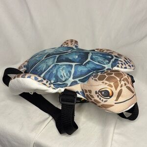 Sea Turtle Unisex Canvas Mini Backpack w/ Adjustable Straps
